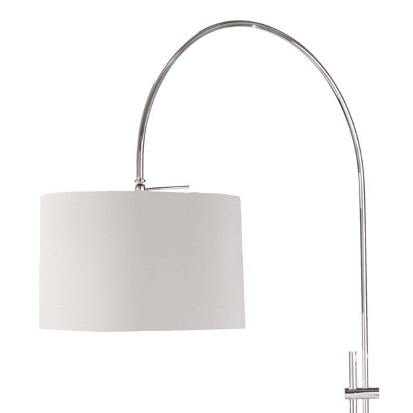 Arc Floor Lamp With Fabric Shade